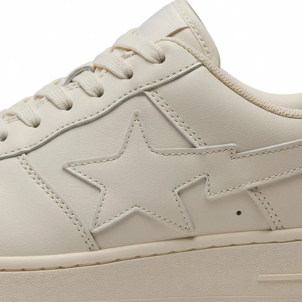 Basket Old Money Homme Blanc - old money style