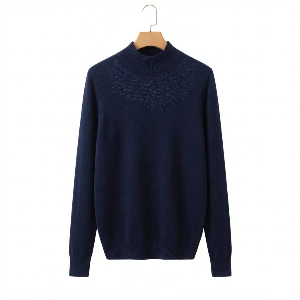 Pull pour Homme en Cachemire Bleu - old money style