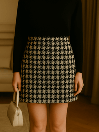 Jupe en tweed