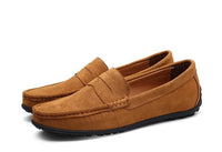 Mocassin en daim homme