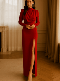 Robe cocktail soie