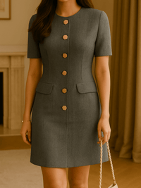 Robe tweed