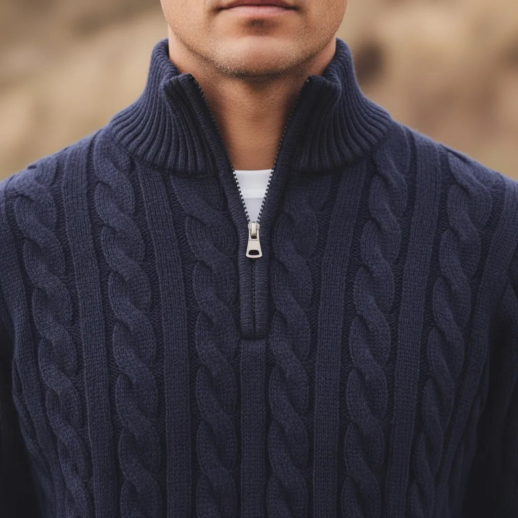 Cardigan Laine Homme - old money style