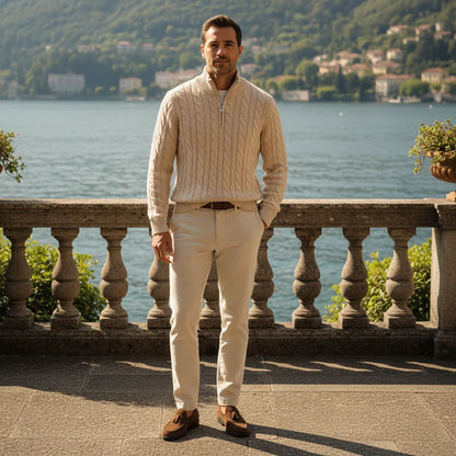 Cardigan laine homme