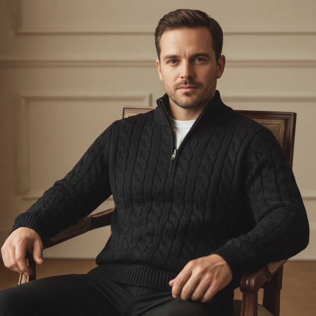 Cardigan laine homme