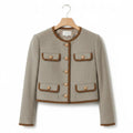 Cardigan Old Money Taupe S - My Store