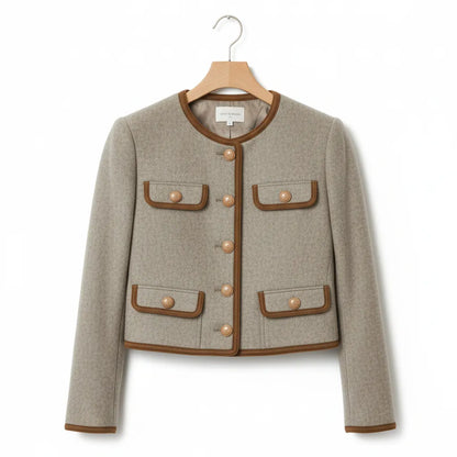 Cardigan Old Money Taupe S - My Store