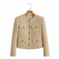 Cardigan Tweed Beige S - My Store