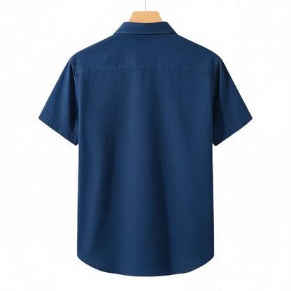 Chemise en Lin Homme Manche Courte - old money style