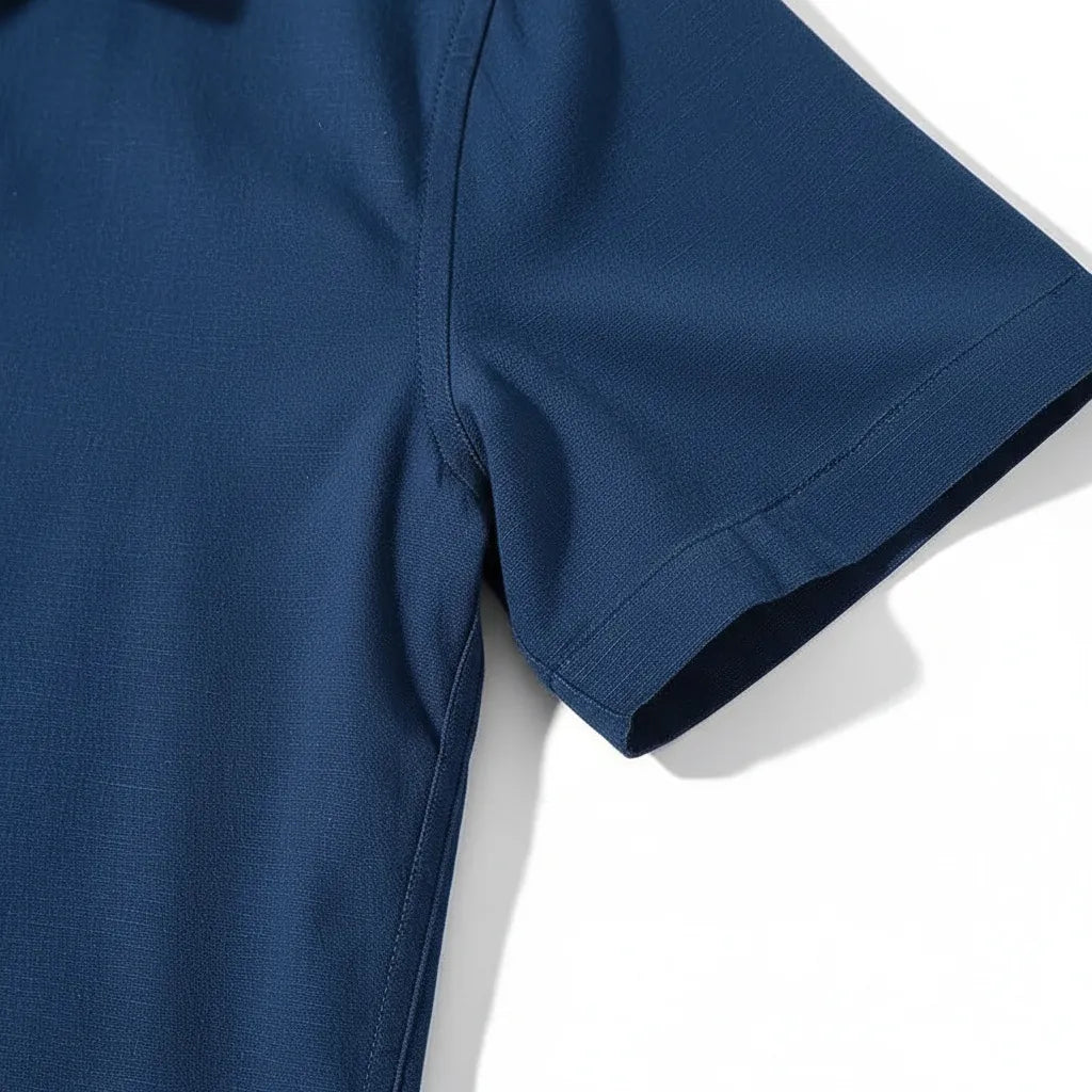 Chemise en Lin Homme Manche Courte - old money style