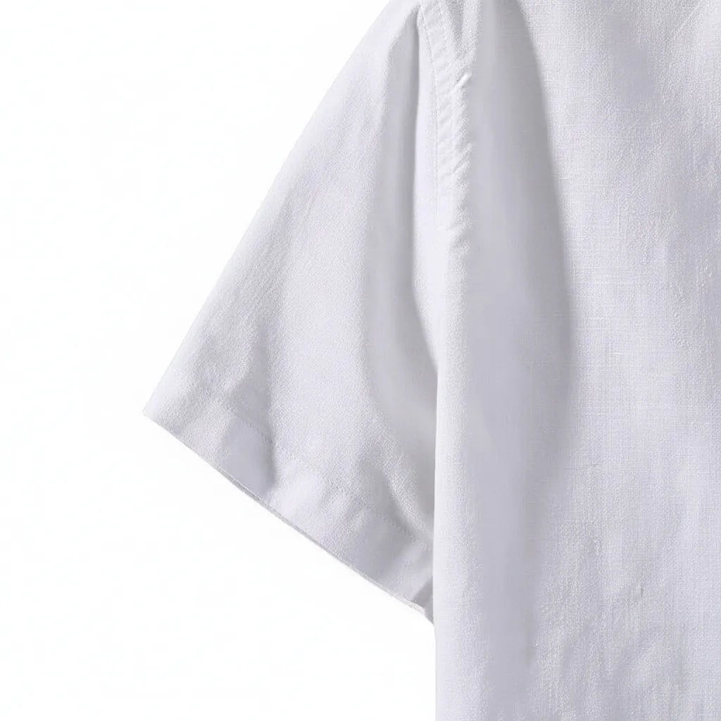 Chemise en Lin Homme Manche Courte - old money style