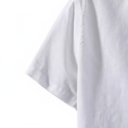 Chemise en Lin Homme Manche Courte - old money style