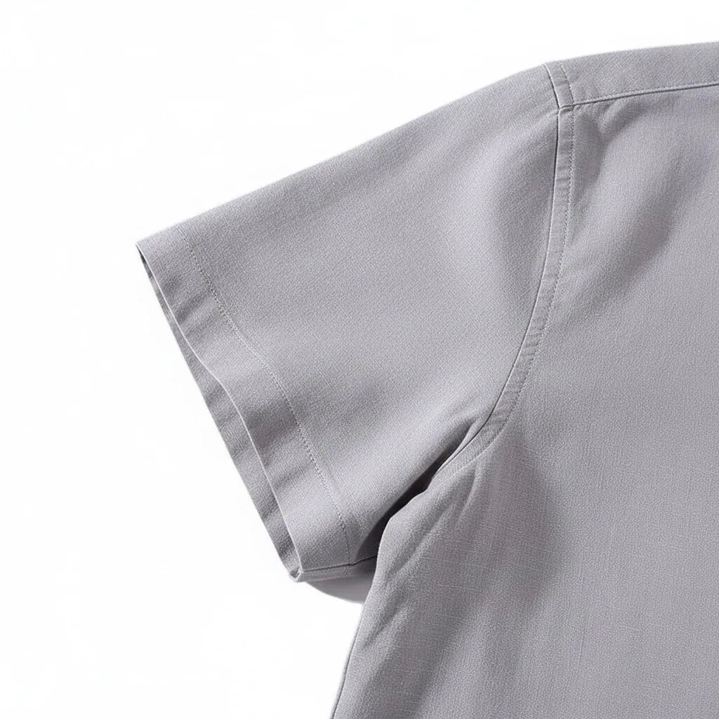 Chemise en Lin Homme Manche Courte - old money style