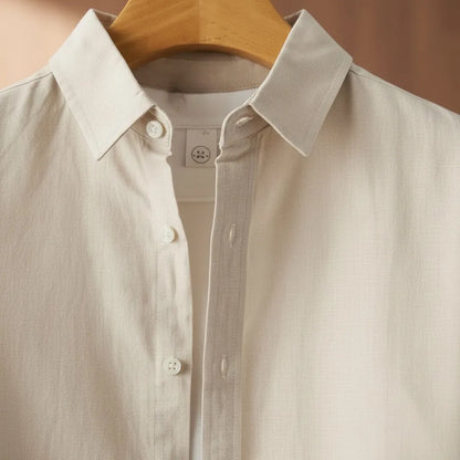 Chemise en lin homme manche longue