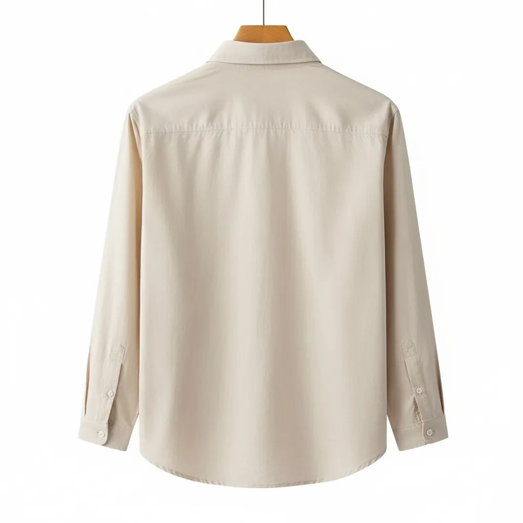 Chemise en lin homme manche longue