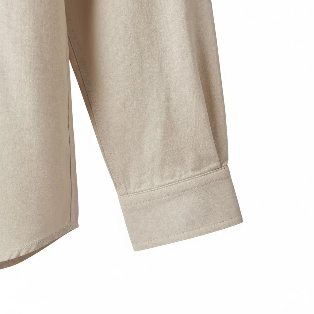 Chemise en lin homme manche longue