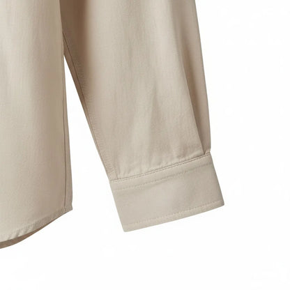 Chemise en lin homme manche longue