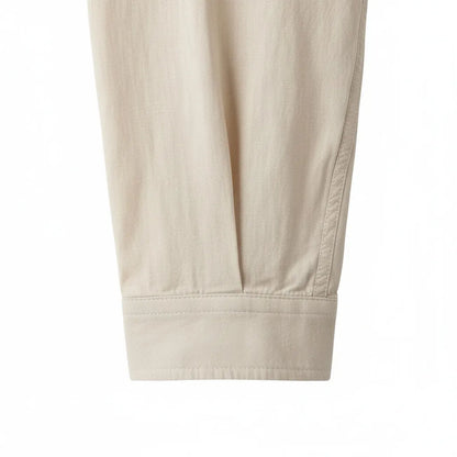 Chemise en lin homme manche longue