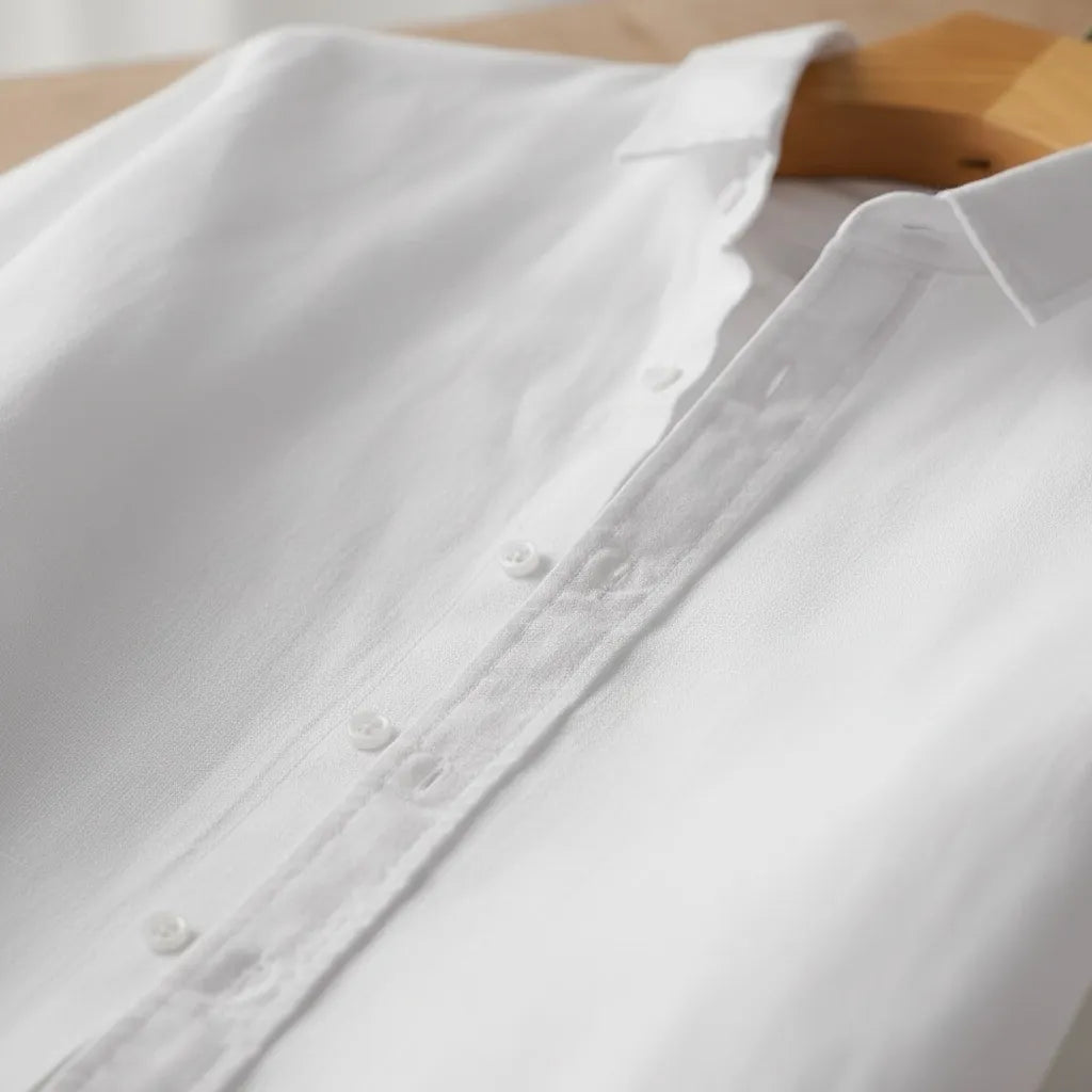 Chemise en Lin Homme Manche Longue - old money style