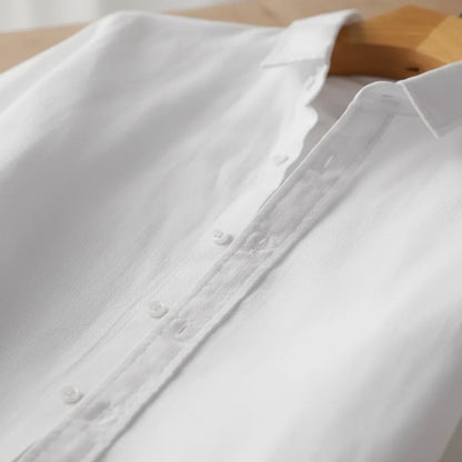 Chemise en lin homme manche longue