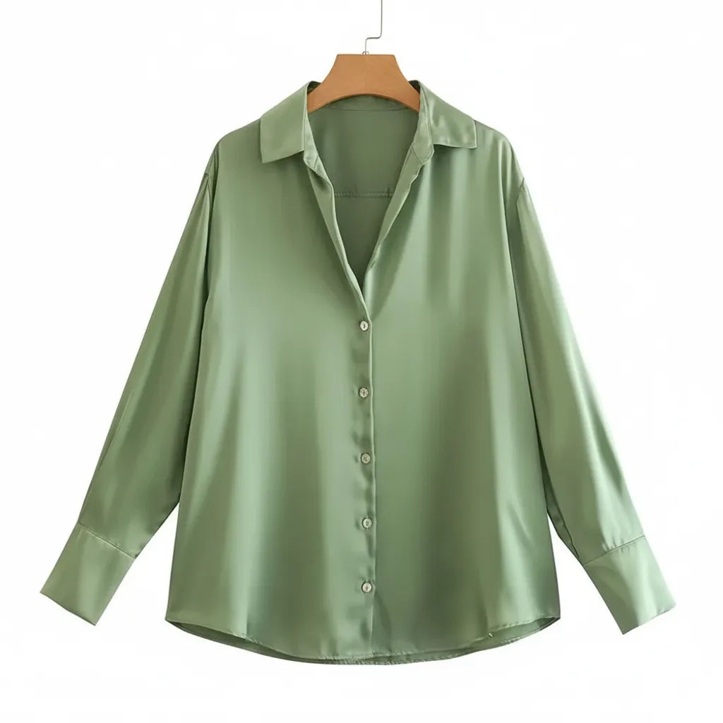 Chemise Old Money Vert S - My Store