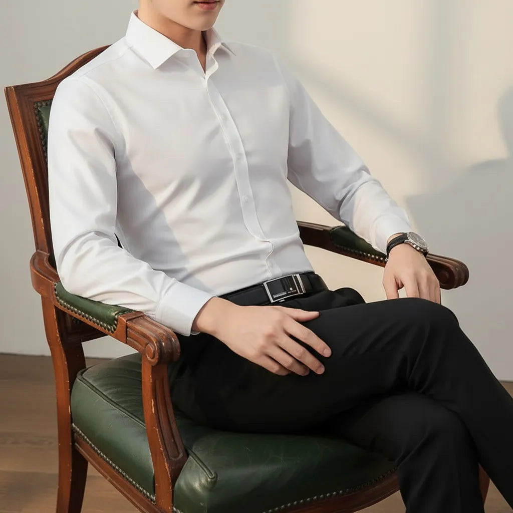 Chemise old money homme