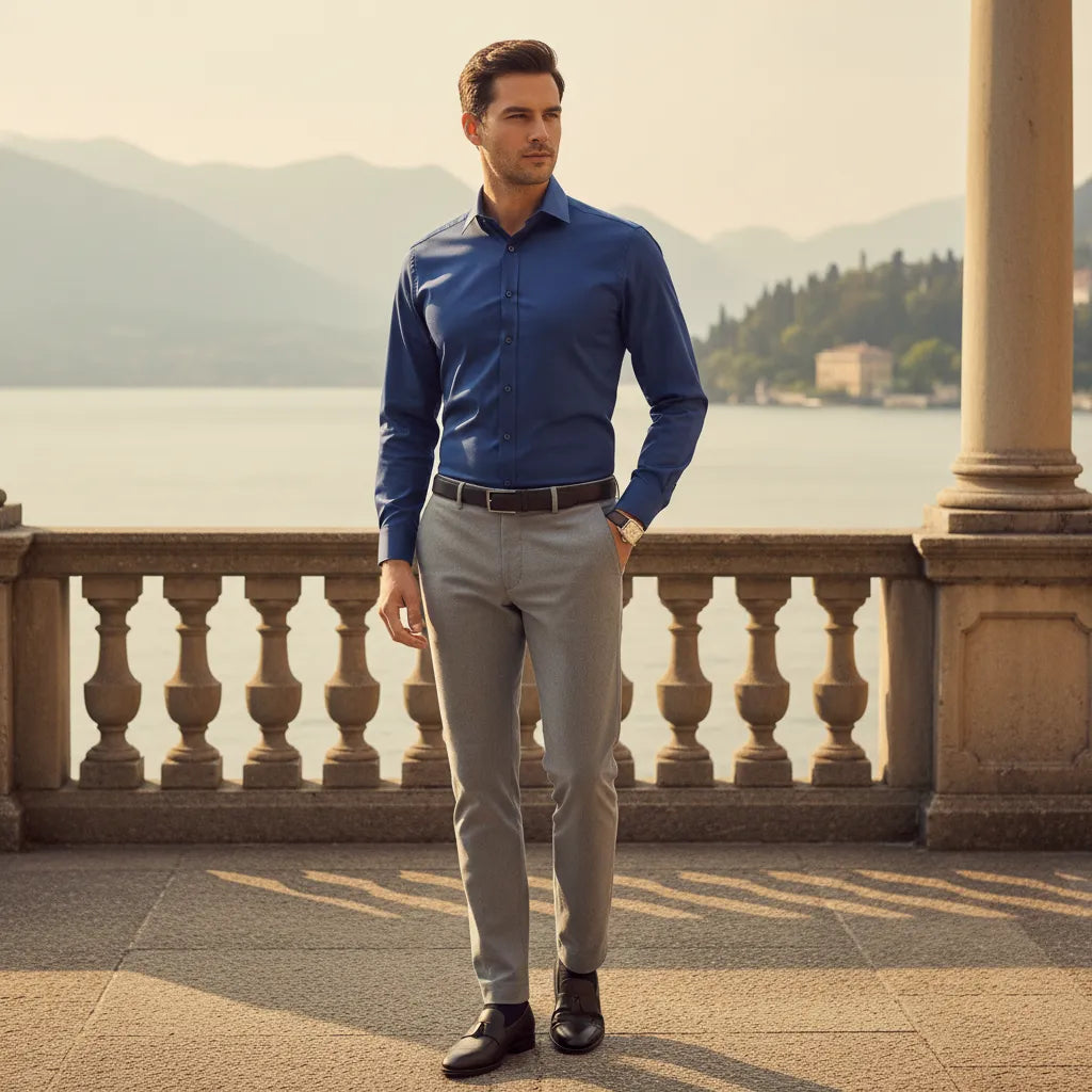 Chemise old money homme