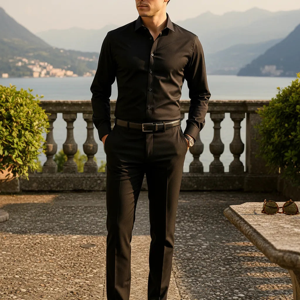 Chemise old money homme