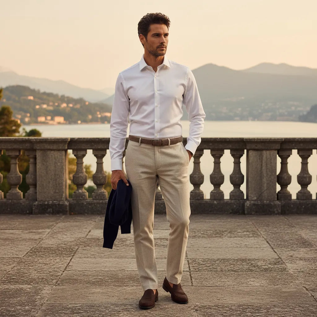 Chemise old money homme