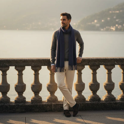 Écharpe laine homme