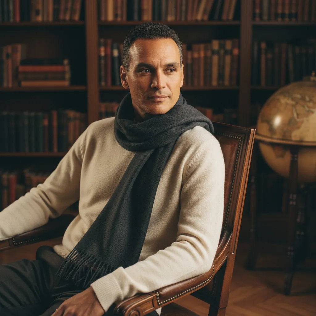 Écharpe Laine Homme - old money style