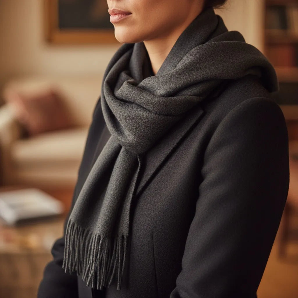 Écharpe laine homme