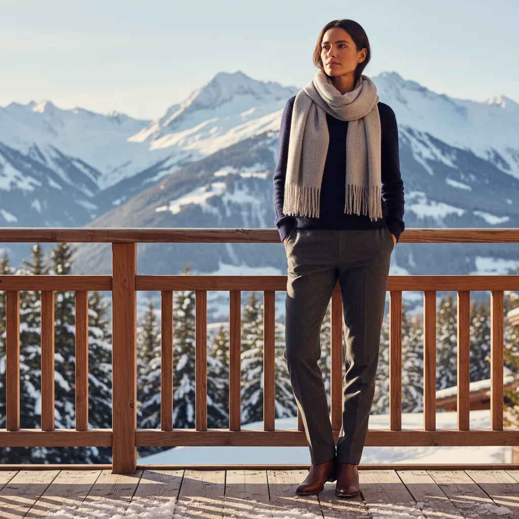 Écharpe laine homme