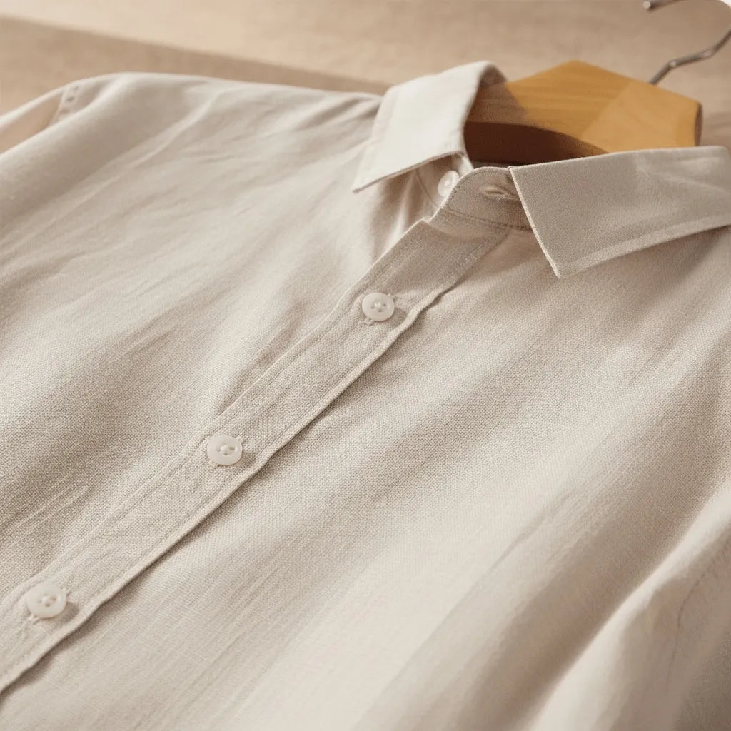 Ensemble en Lin Homme - old money style