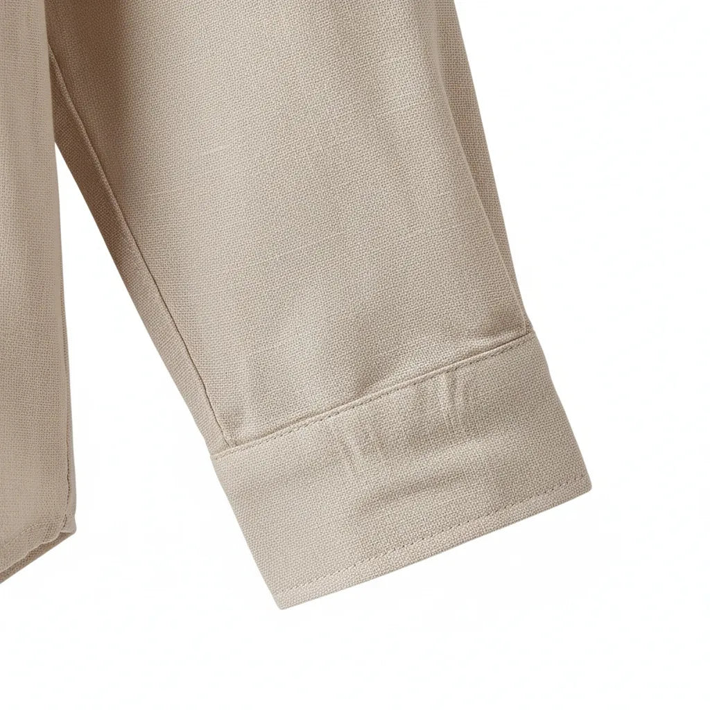 Ensemble en Lin Homme - old money style