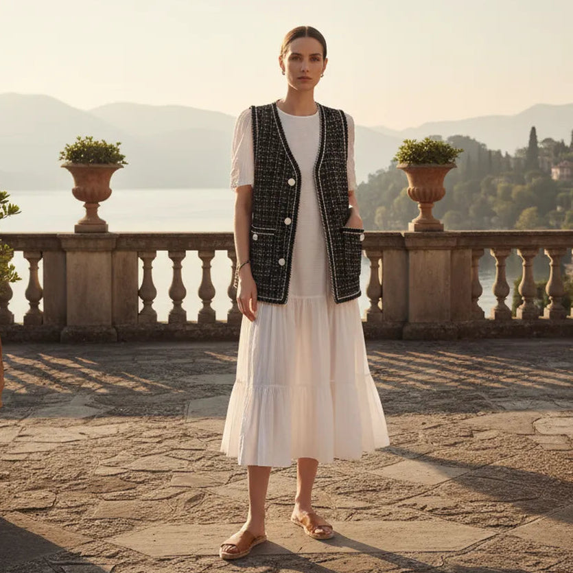 Gilet Tweed Femme - My Store