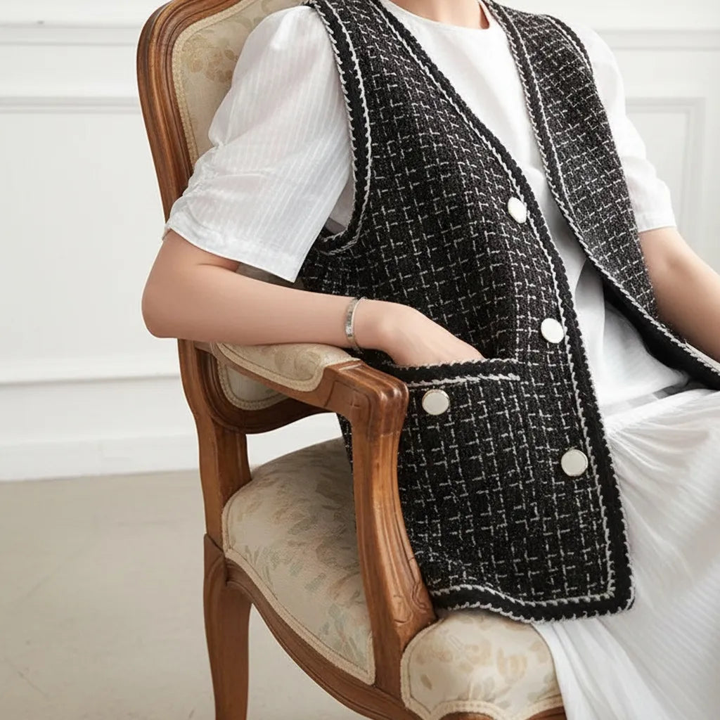 Gilet Tweed Femme - My Store