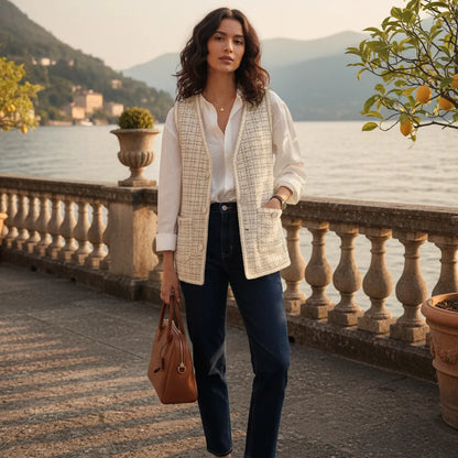 Gilet Tweed Femme - My Store