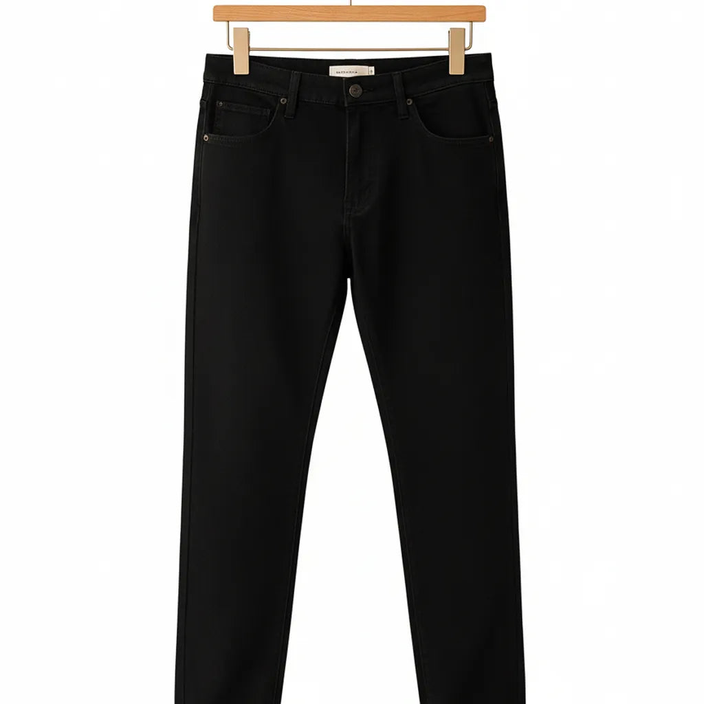 Jean Old Money Homme Noir - old money style