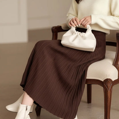 Jupe longue à volants