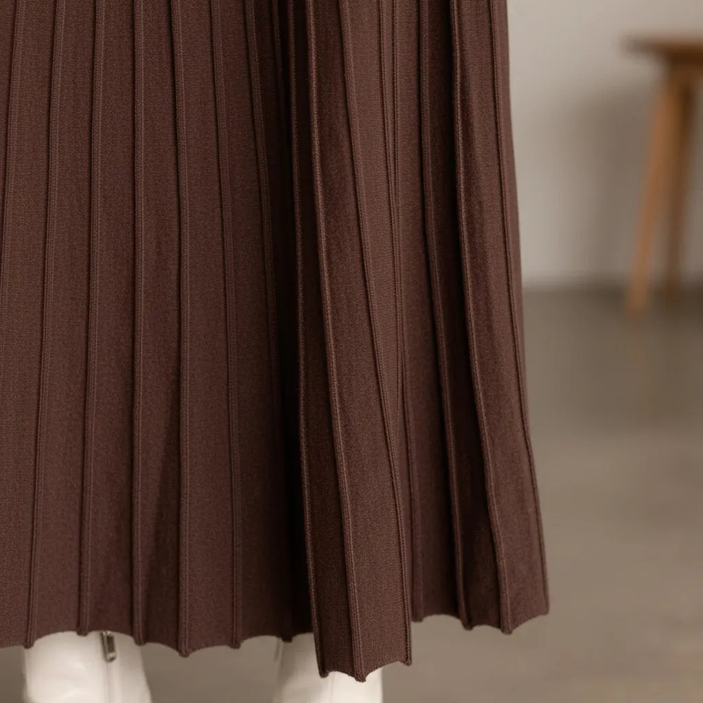 Jupe longue à volants