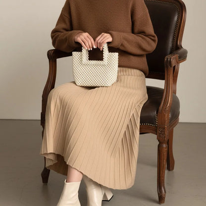 Jupe longue à volants