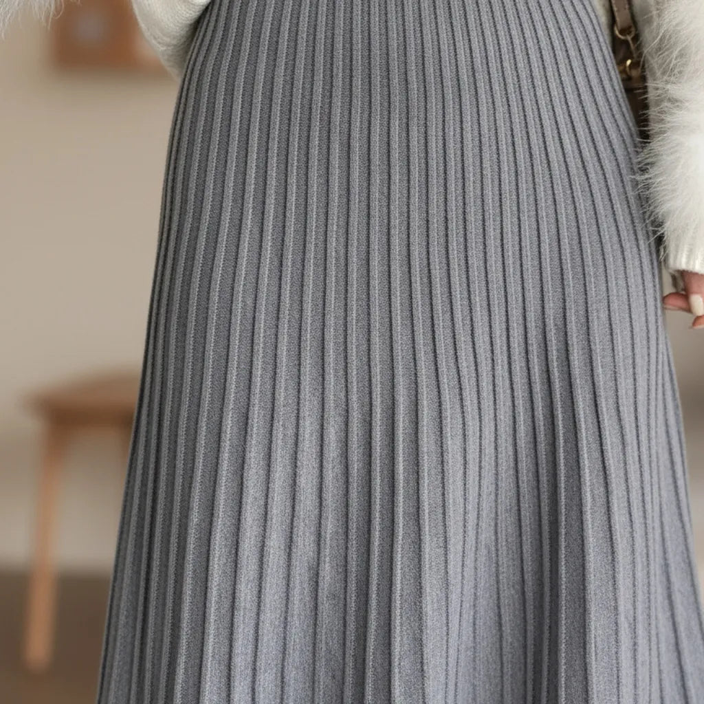 Jupe longue à volants