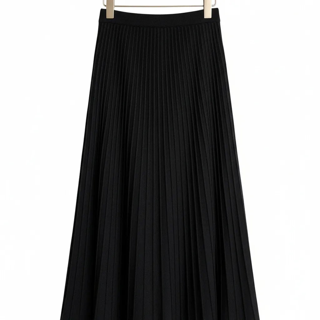 Jupe longue à volants