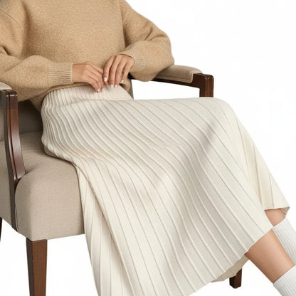 Jupe longue à volants