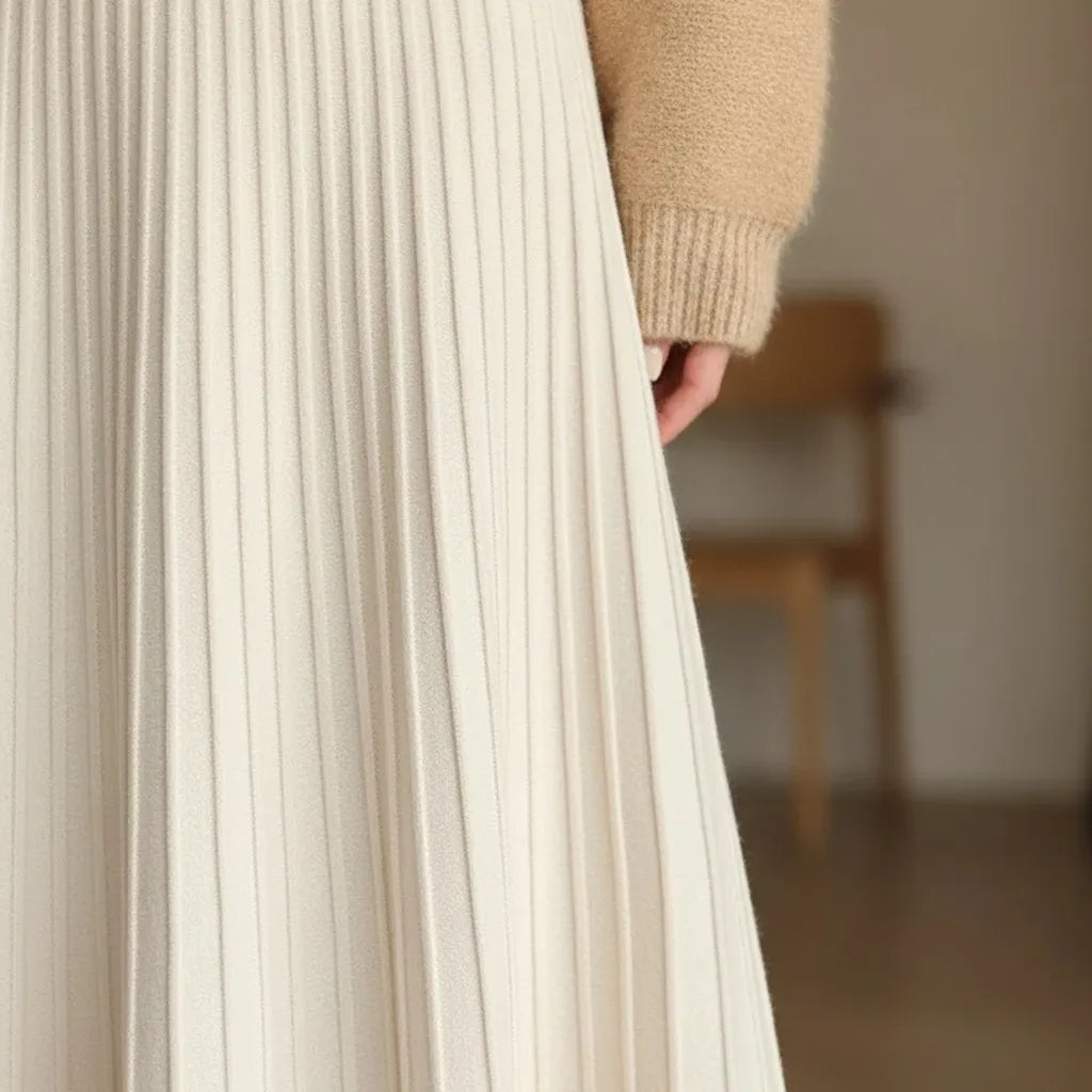 Jupe longue à volants