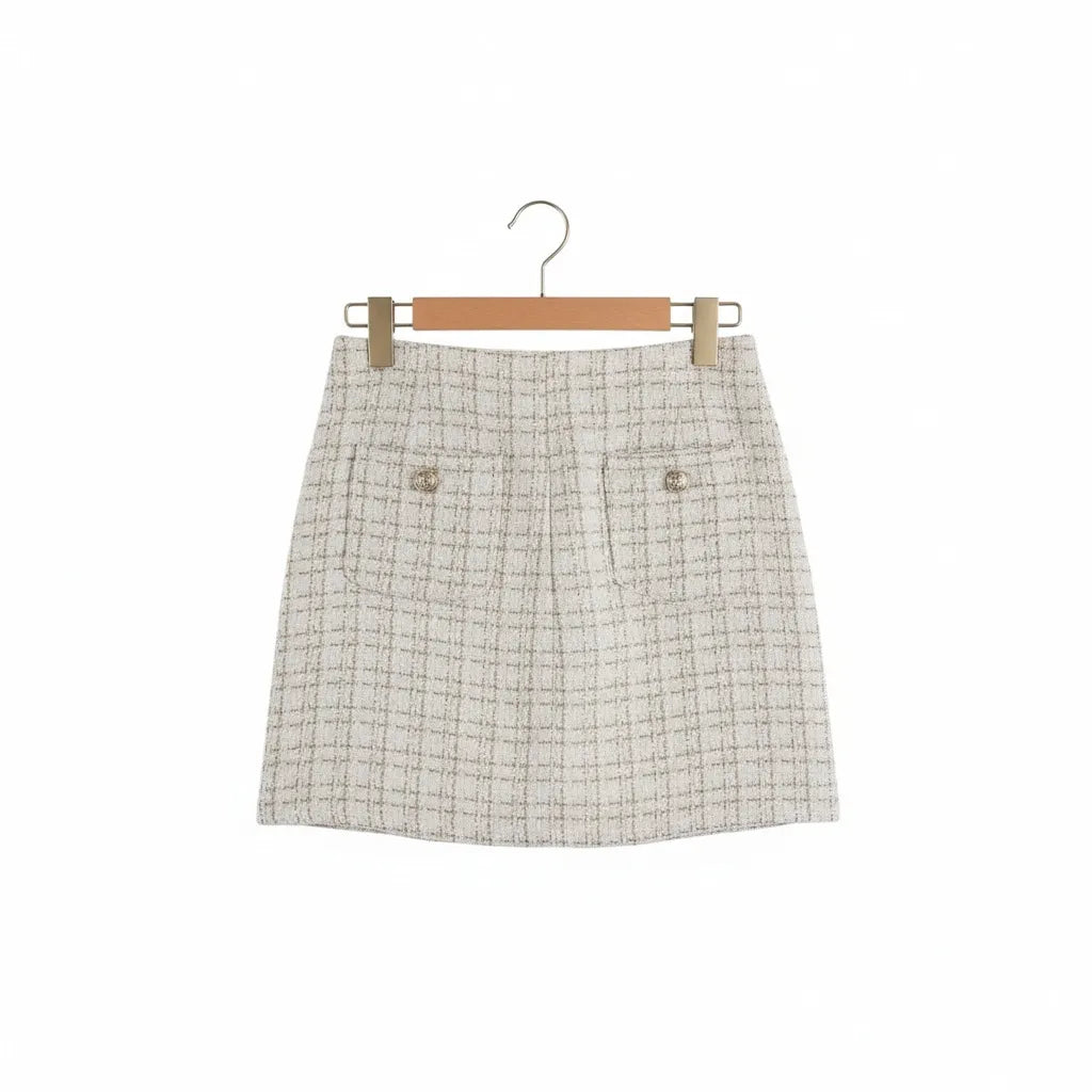 Jupe Motif Prince de Galles - My Store