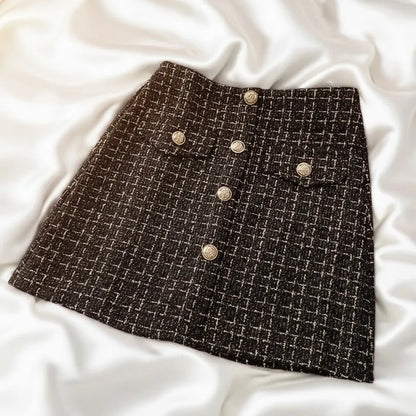 Jupe Motif Prince de Galles - My Store