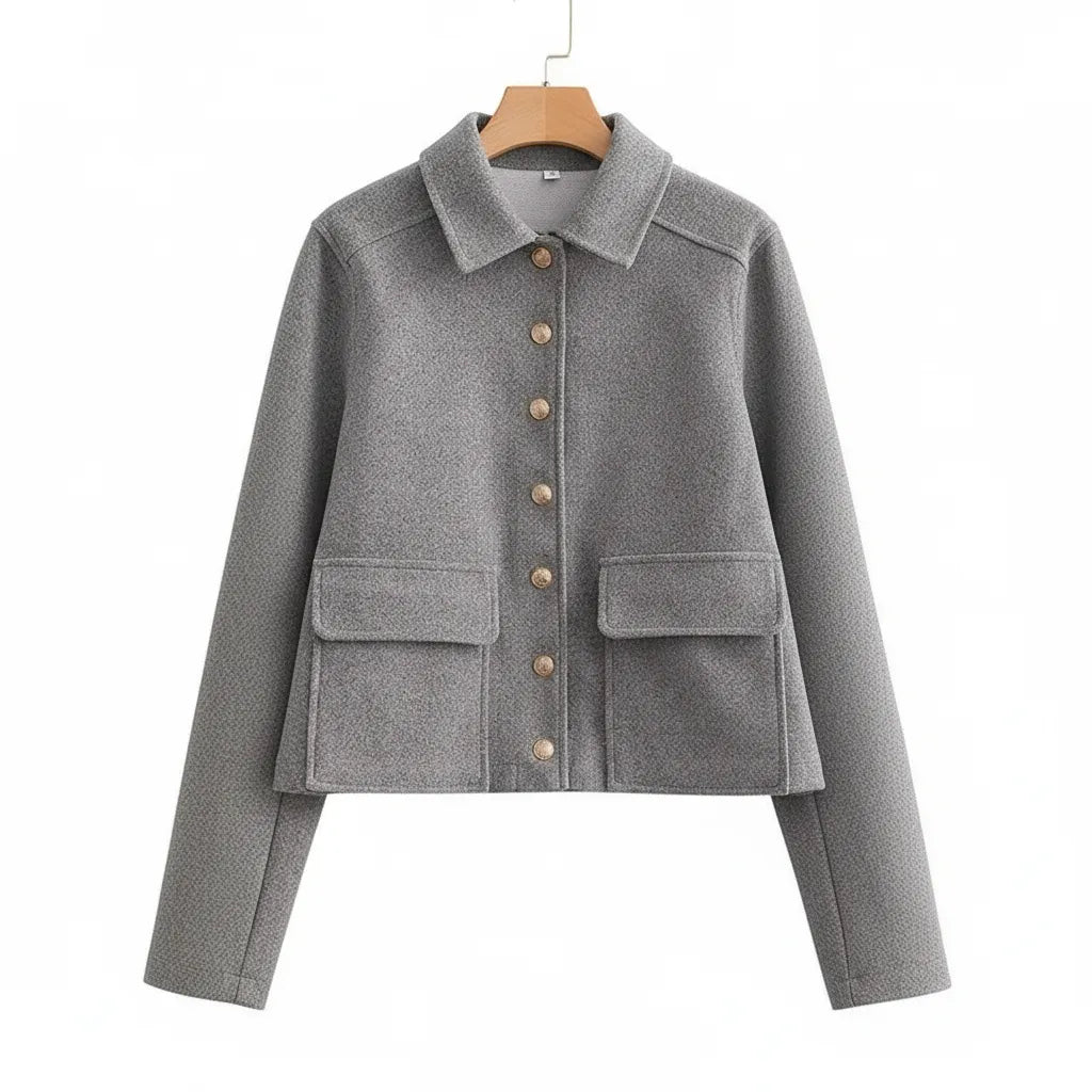 Manteau Old Money S Gris - My Store