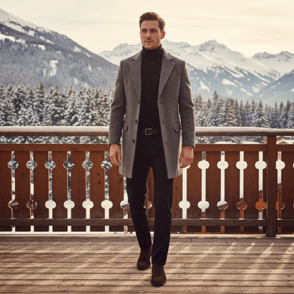 Manteau old money homme